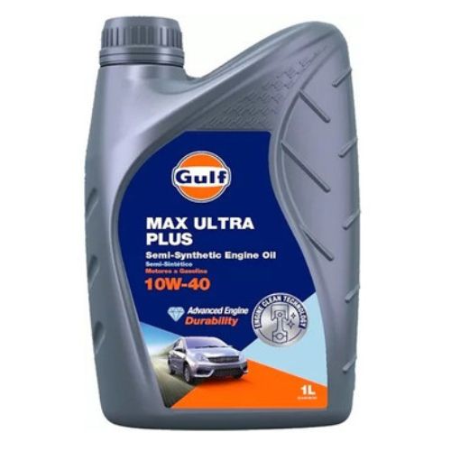 Gulf max ultra plus 10w40 1l semi-sintético api sn- acea a3/b4- mb-approval 229.3/mb 226.5- vw 501 01 / 505 00- renault rn0710/0700 - apto nafta diesel  