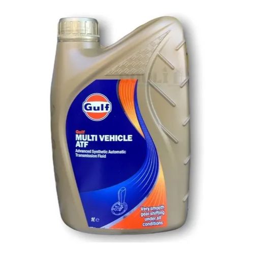 Gulf multi-vehicle atf 1l sintetico importado chrysler atf+3 - atf+4 - dexron iii y mercon v -r aisin-warner - allison c4 -