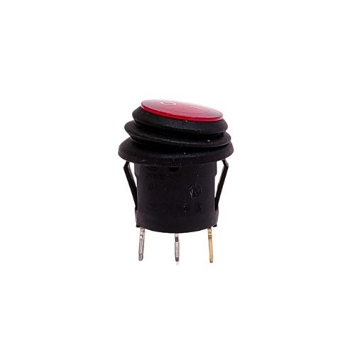 Interruptor basculante - interruptor de palanca 12v-24v - 3 pin encendido apagado impermeable indicador led: rojo