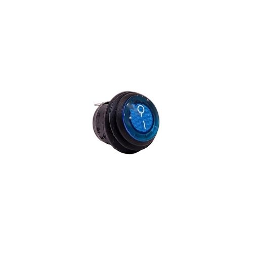 Interruptor basculante - interruptor de palanca 12v-24v - 3 pin encendido apagado impermeable indicador led: azul