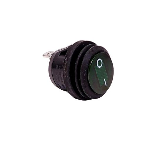 Interruptor basculante - interruptor de palanca 12v-24v - 3 pin encendido apagado impermeable indicador led: verde