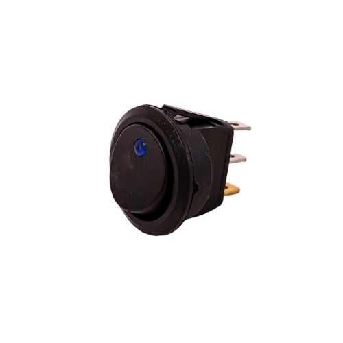 Interruptor basculante - interruptor basculante 12v-24v - 3 pin encendido apagado indicador led: azul