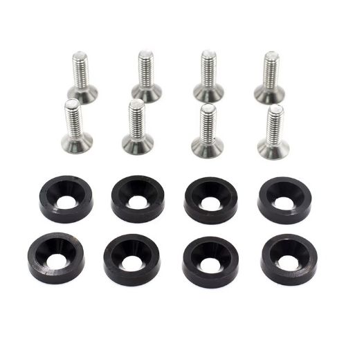 Kit de arandelas anodizadas - negra juego x 8  piezas  