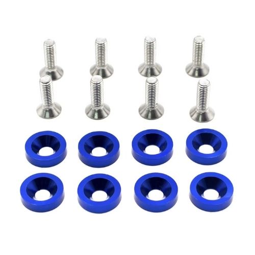 Kit de arandelas anodizadas - azul juego x 8  piezas  