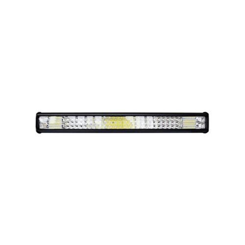 Barra de led plus recta - barra de 120 led de 3 watts tipo epistar + display led 3030 smd al costado - 324 watts - 66 cm de largo color blanco 12v / 24v - carcaza de aluminio - haz de luz spot  