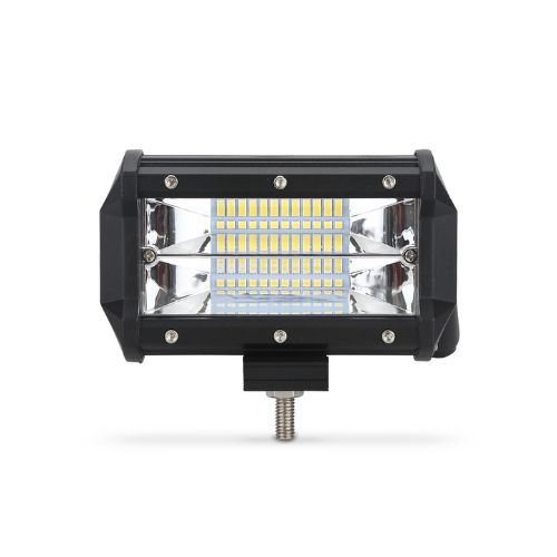 Barra de led plus recta - barra de led de 72 watts con display 3030 smd ilmuniacion  - 13.5 cm de largo color blanco - carcaza de aluminio - haz de luz spot  