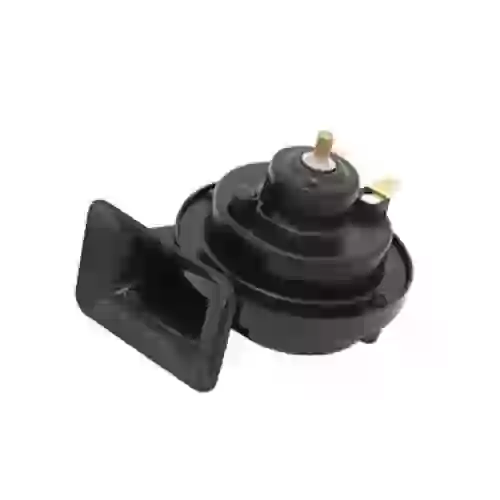 Bocina tipo klaxon caracol - 2 terminales  voltaje12v envase por juego diametro 90mm cantidad por caja master 30  