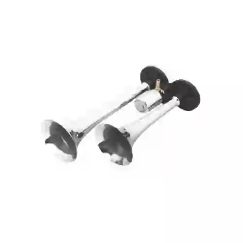 Bocina de aire - corneta doble  voltaje 12v - 24v  envase por unidad  