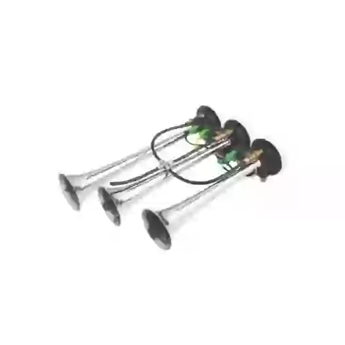 Bocinas de aire - corneta triple  voltaje 12v envase por unidad  