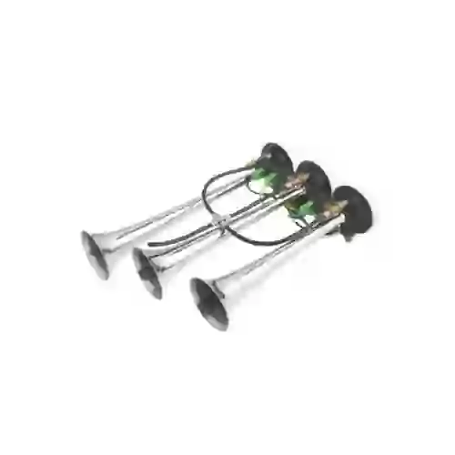 Bocina de aire - corneta triple  voltaje 24v  envase por unidad  