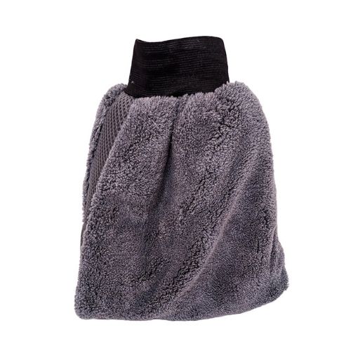 Guante de microfibra - guante de microfibra resistente al agua gris universal cantidad por caja 100