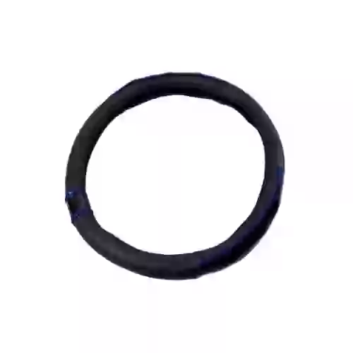 Cubre volante - cubre volante cuero 38cm con borde detallado negro / azul 388.2 cantidad por caja 25  