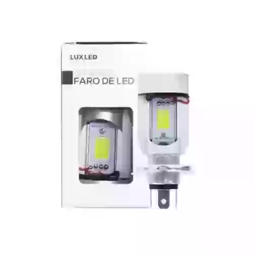 Lampara led - lampara h4 led blanco, con ojo de angel rojo uso recomendado 12v 30 watts  