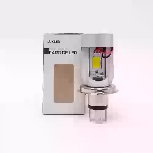 Lampara led - lampara h4 led blanco, con ojo de angel blanco uso recomendado 12v 30 watts  
