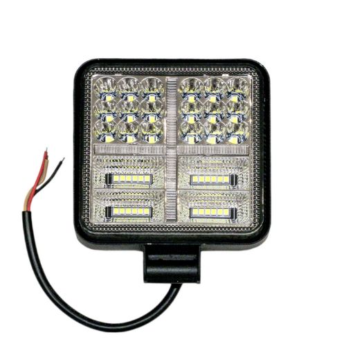 Faro de led - faro de led cuadrado - 36 led 108w  blanco 10x2x11cm flash ambar drl  