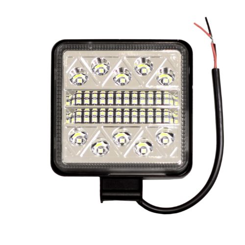 Faro de led - faro de led cuadrado - 30 led 90w  blanco 10x2x11cm  
