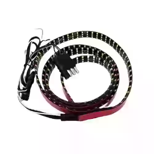 Tira de led drl - tira de led autoadhesiva premium para señalizacion drl color rojo flecha - 1,5m  