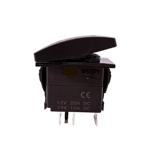 Interruptor basculante - voltaje de entrada: 12v-24v funciÃn: on / off (opcional) 5 pines (opcional) material: abs + cobre interruptor basculante con patrÃn de grabado lÃser y 2 luces led