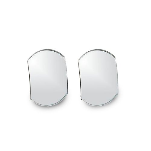 Espejo punto ciego 4 - espejo punto ciego 4 x 5 1/2 ovalado borde plastico metalico plateado universal cantidad por caja master 100