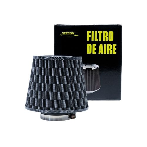 Filtro de aire conico - filtro de aire conico competicion 63mm gris carbon universal
