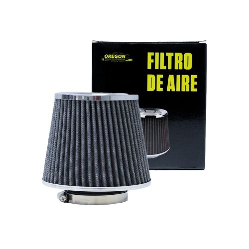 Filtro de aire conico - filtro de aire conico competicion 63mm plateado universal
