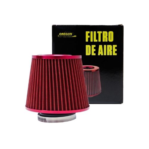 Filtro de aire conico - filtro de aire conico competicion 76mm rojo universal