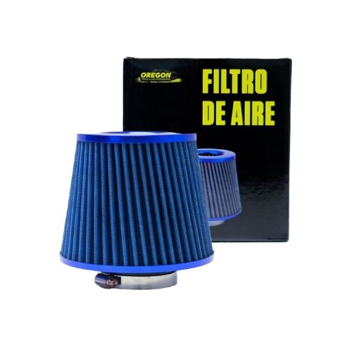 Filtro de aire conico - filtro de aire conico competicion 76mm azul universal