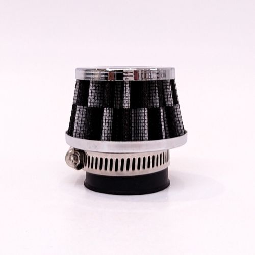 Filtro de aire conico - universal para moto cuello 35mm color carbon