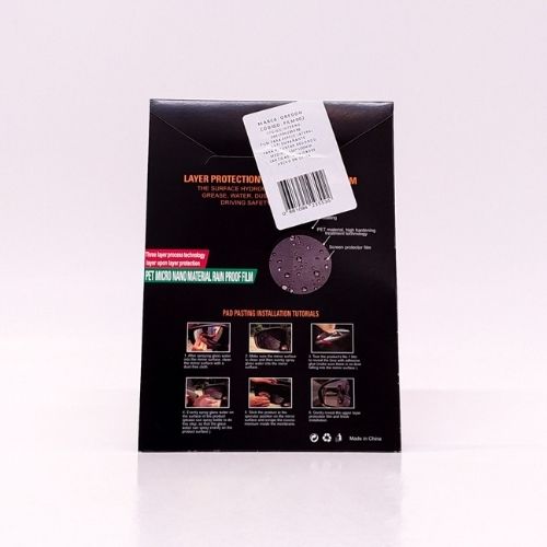 Film para espejo lateral - juego de film anti empaÃante para recortar redondo medidas 100*100 mm - para