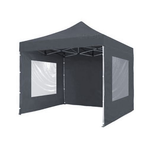 Gazebo autoarmable - gazebo plegable playa / jardin / off road 3mts x 3mts autoarmable con paredes refrozadas color gris