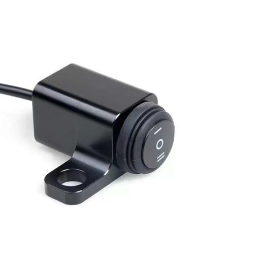 Interruptor universal - tecla on / off 2 posiciones para manubrio de moto 12v