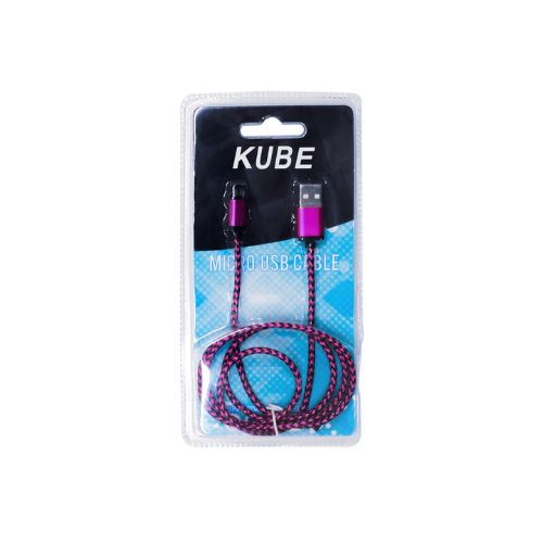 Cable micro usb cordon 1m -cable micro usb cordon 1m rosa