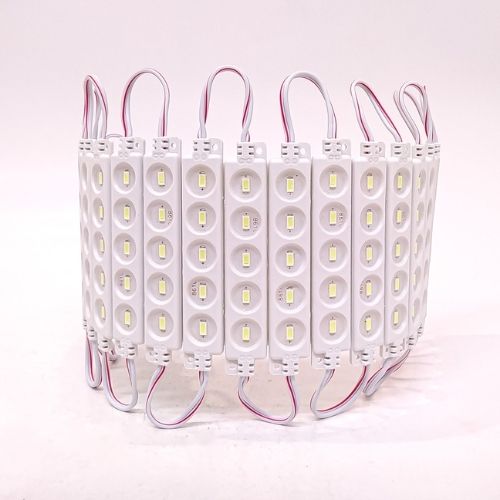 Modulo led cob - 5 led cob circular autoadhesivo 24v color blanco 7cm x 1,5cm  cantidad por caja master 2000  