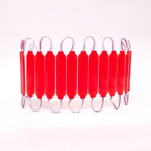 Modulo led cob -  placa led cob fume autoadhesivo 12v color rojo 7cm x 1,5cm  