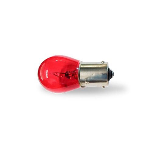 Lampara de señalizacion - p21w 12v 21w 1 polo pata en v roja bau15s e8 3h2 cantidad por caja master 1000  