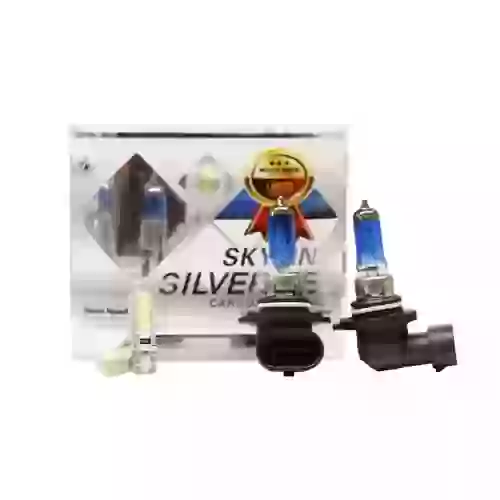 Lampara halogena sky line canbus - kit 9005 12v 51w sky line x 2 + 2 led t10 canbus azul frio  (codigo anterior: k9005sk)  
