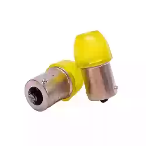 Led ceramik - blister x 2 67 / 1003 / 1141 - 1156 - p21w led ceramik 5630 flash -ambar 12v  