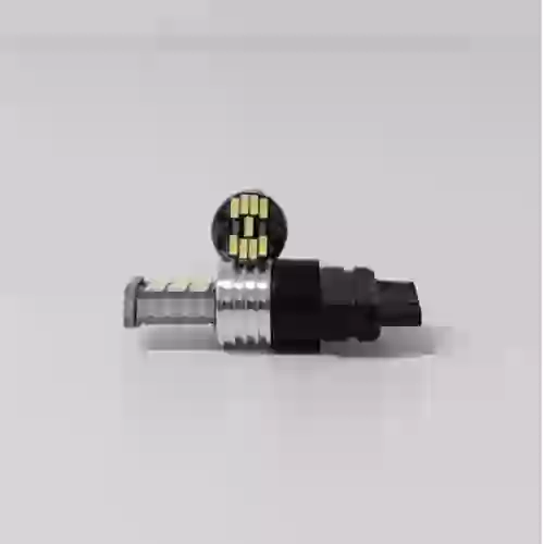 Led señalizacion canbus - blister x 2 - 3156 p27w 1 polo culote plastico 45 led 3014 smd - canbus - blanco 12v - 24v  