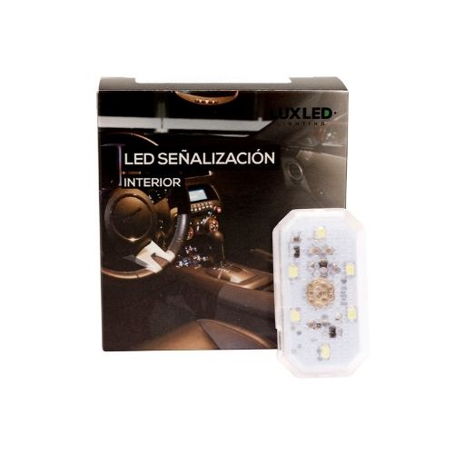 Plafon led cree - recargable usb 6 led cree autoadhesivo color azul  