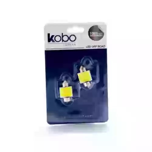Led señalizacion cob - blister x 2 tubular - festoon led cob 31mm blanco 12v blister x 2 unidades cantidad por caja master 500  
