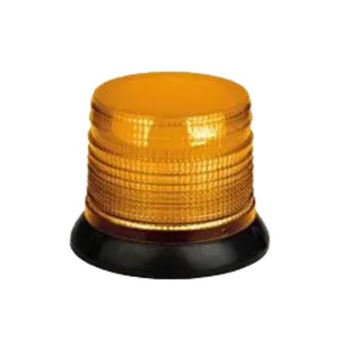 Baliza giratoria led - baliza giratoria led 12v - 24v color ambar con conexion a toma 12v  