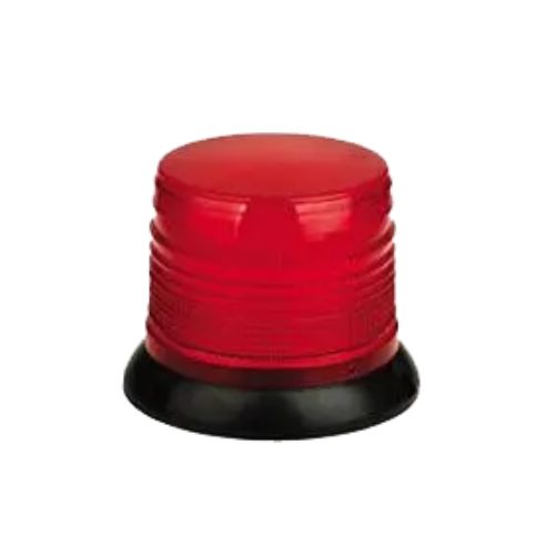 Baliza giratoria led - baliza giratoria led 12v - 24v color roja con conexion a toma 12v  