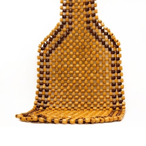 Respaldo - cubre asiento / respaldo bolita madera tradicional reforzado - respaldo