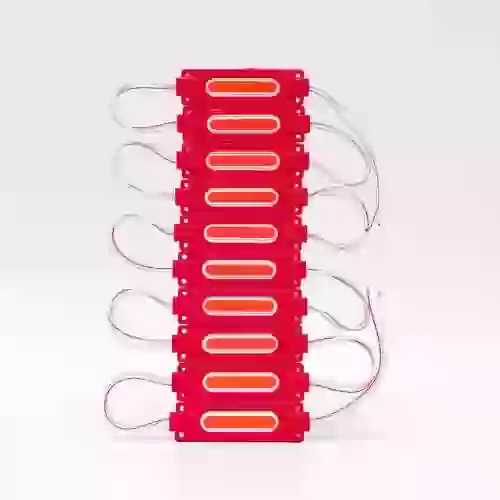 Modulo led cob - tabla rigida cob rojo 12v 7cm x 1,5cm  cantidad por caja master 3000  