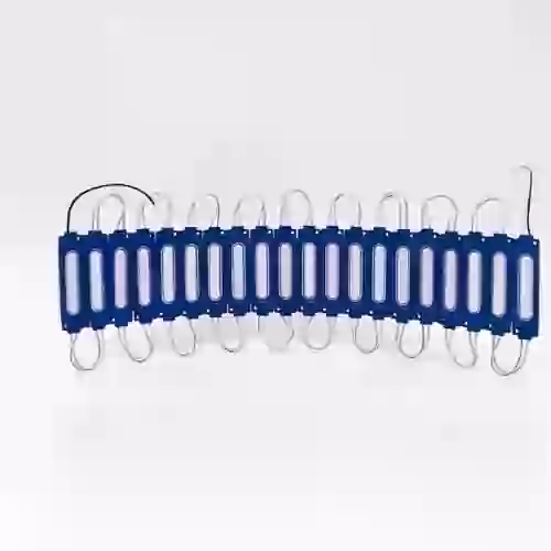 Modulo led cob - tabla rigida cob azul 24v 7cm x 1,5cm  cantidad por caja master 3000  