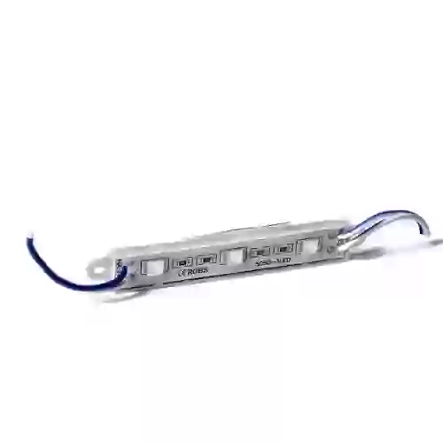 Leds smd - tabla rigida 3 led 5050 smd azul 24v  