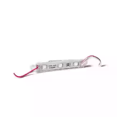 Leds smd -  tabla rigida 3 led 5050 smd rojo 12v  