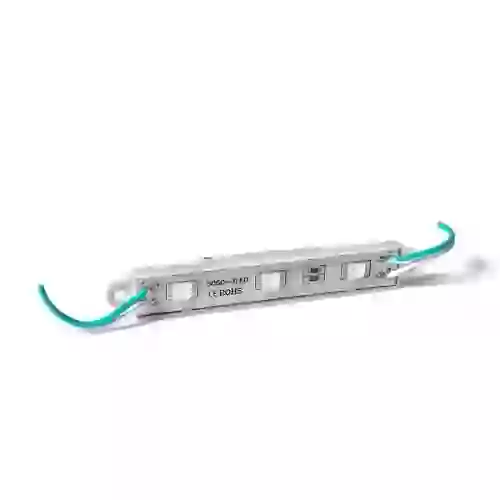 Leds smd - tabla rigida 3 led 5050 smd verde12v  