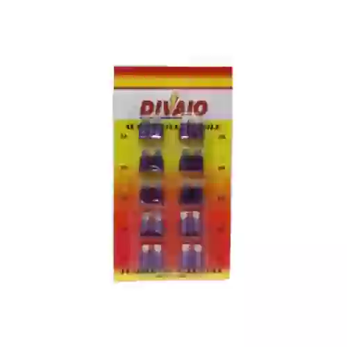 Fusible ficha en blister por 10 unidades - fusible ficha en blister (10 unidades) x amper 40 amp  