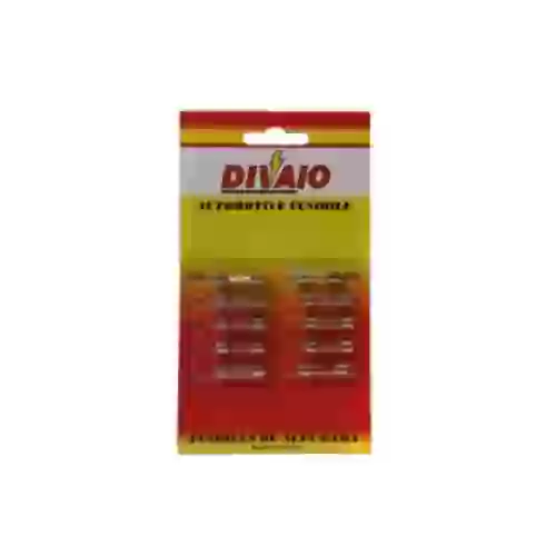Fusible vidrio 25mm en blister por 10 unidades - fusible vidrio 25mm en blister (10 unidades) x amper 20 amp  